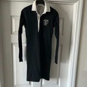 Ralph Lauren Black and White Long Sleeve Dress